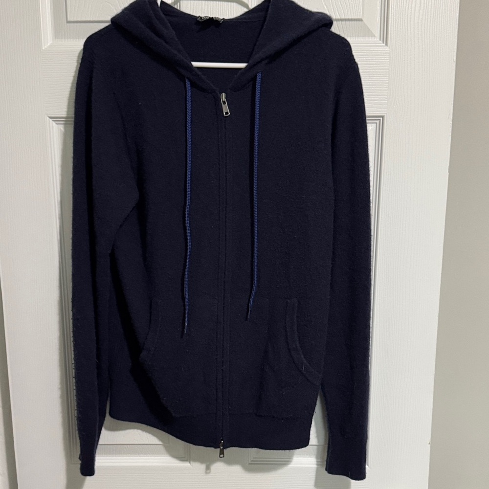Todd Snyder Navy Zip Up Sweater